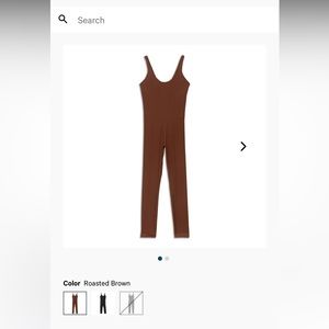 Lululemon Brown Ribbed bodysuit
